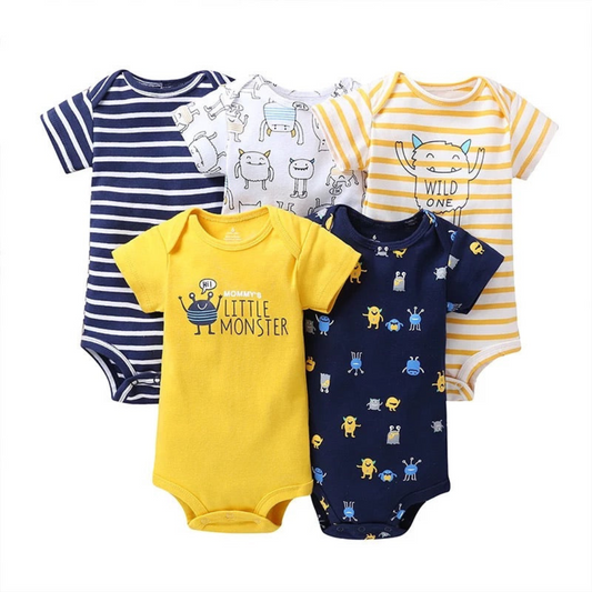 M O M M Y ‘S Lil Monster 5-piece Onesie Set