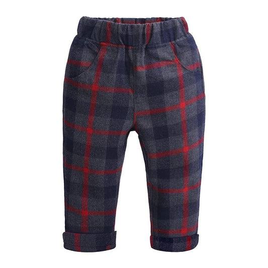 Comfort Fit Plaid Pants