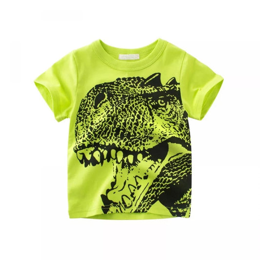 Dinosaur Tee in LIME