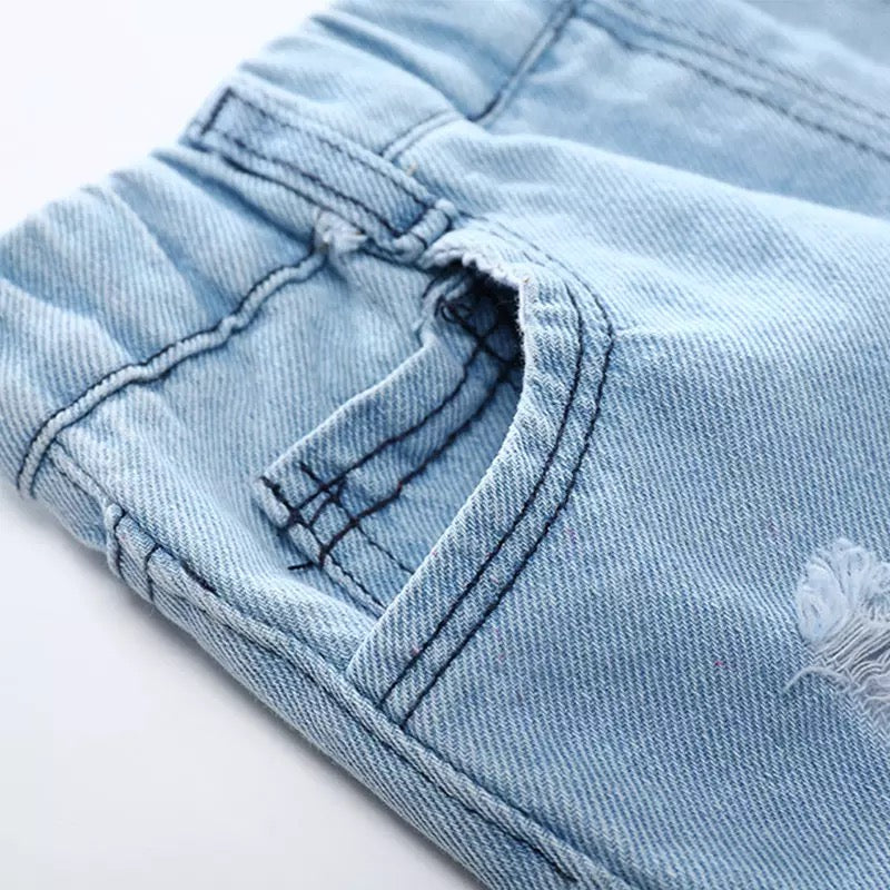 Light Denim Shorts