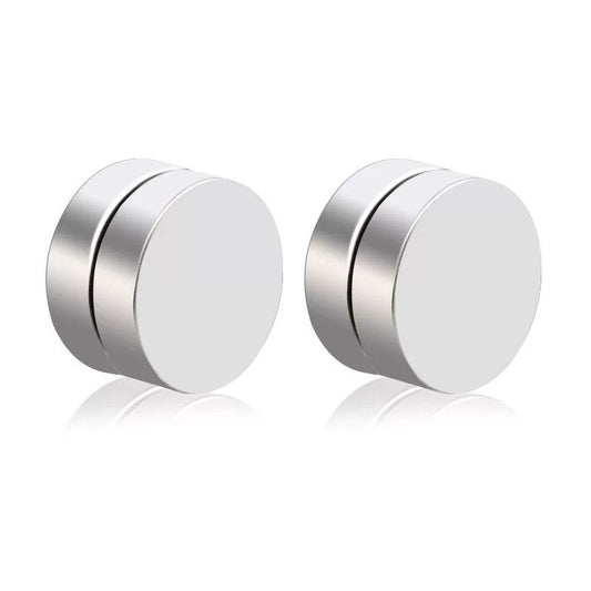 Magnetic Stud Earrings in SILVER