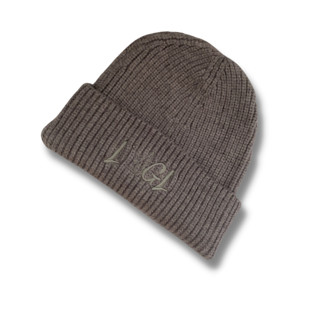 Knit Beanie in GRAY