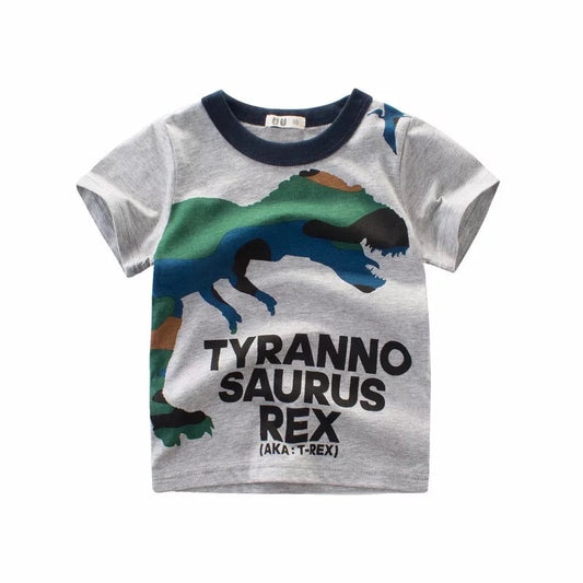 T-Rex Tee in GRAY