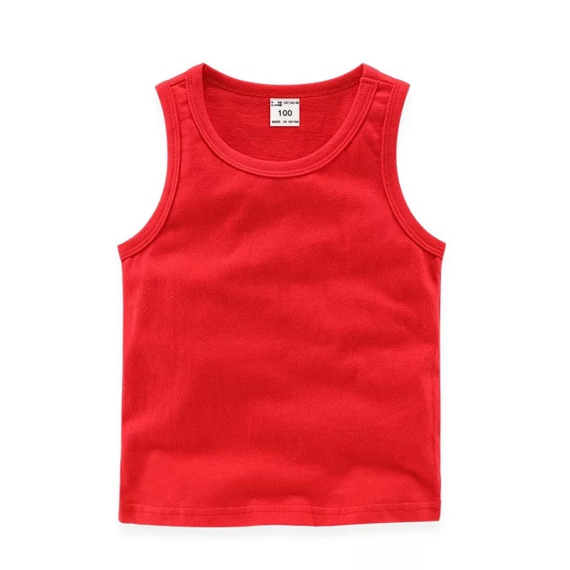 Sleeveless Tank in RED