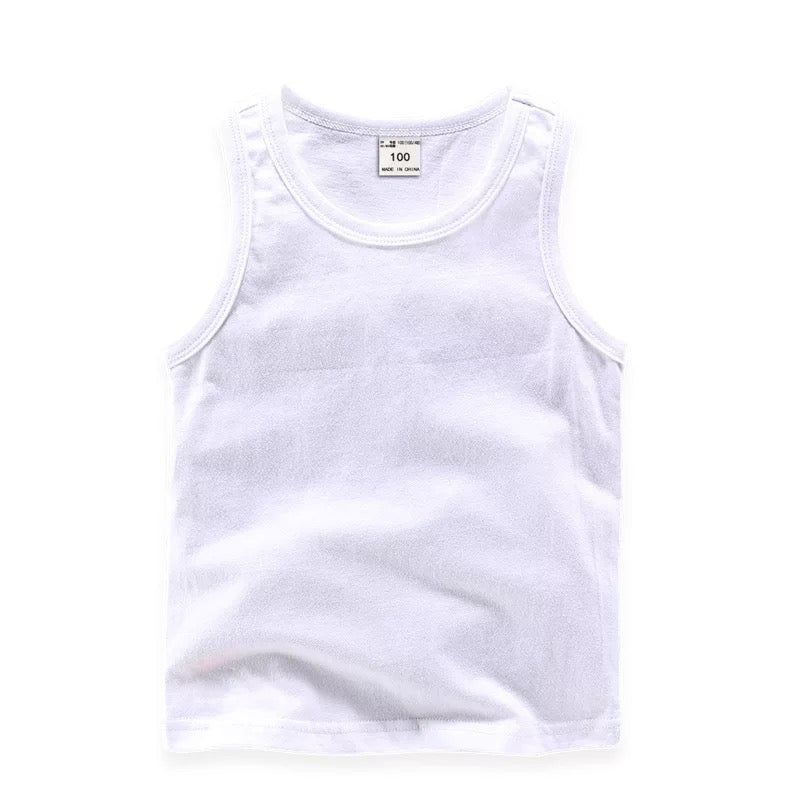 Sleeveless Tank in WHITE