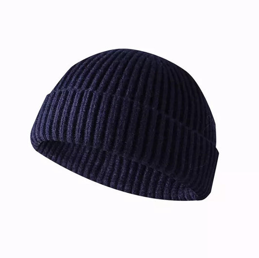 Knit Beanie in NAVY