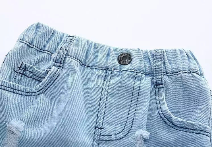 Light Denim Shorts