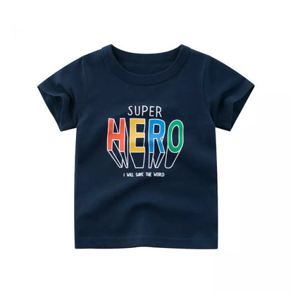 Super Hero Tee in NAVY