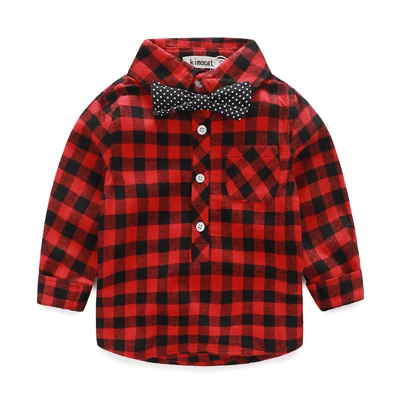 Buffalo Plaid Flannel Shirt